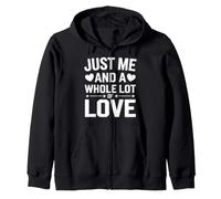 Single-Parent Life Empowerment Strong and Resilient Parent Zip Hoodie