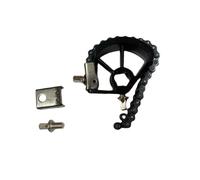 Single Pedal Double Chain Easy to Install Stable Convenience Useful Drum Kit black 14CM