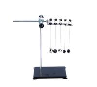 Single Pendulum Complete Set With Support Stand 5-Pendulum Ball Vibration Demonstrator Period Gravity Mechanics Experiment Apparatus Physics Teaching Instrument for High School STEM Labs