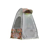 Single Person Fishing Outdoor Pop Up Tent Watching Game Spectator Sunshade Camping For Camping Fishing Beach Shower Toilet(Brown)