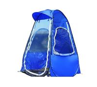 Single Person Fishing Outdoor Pop Up Tent Watching Game Spectator Sunshade Camping For Camping Fishing Beach Shower Toilet(Blue)