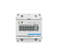 Single Phase 1P 2 Wire Digital Wattmeter Power Consumption Meter kWh AC 230V Voltage Current LCD Analog Counter Display IDGTTLDF(Digital Energy Meter)