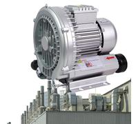 Single Phase 220V High Pressure Aquarium Fish Pond Air Oxygen Pump Blower, Regenerative Vortex Blower 120W