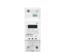 Single Phase 65A Din Rail Energy Meter timer Monitor kWh Meter Wattmeter 110V 220V 50/60Hz(Wireless gateway)