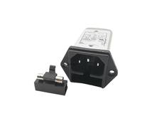 Single-phase AC socket power filter CW2C-10A-T 10A 6A double fuse(CW2A -06A -T 6A)
