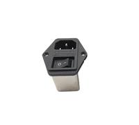 Single-phase AC socket power filter CW2C-10A-T 10A 6A double fuse(CW2B -06A- T 6A)