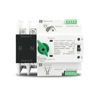 Single Phase ATS For PV And Inverter Dual Power Automatic Transfer Selector Switches 1Pcs(100A)