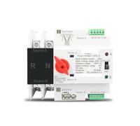 Single Phase Din Rail 110V 220V Dual Power Automatic Transfer Electrical Selector Switches Uninterrupted 2P 63A 100A 125A CZAOINCU(220V,125A)