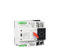 Single Phase Din Rail ATS 110V Dual Power Automatic Transfer Electrical Selector Switches Uninterrupted 2P 63A 100A 125A(100A)