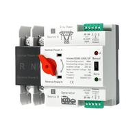 Single Phase Din Rail ATS 230V Dual Power Automatic Transfer Electrical Selector Switches Uninterrupted 2P 63A 100A 125A