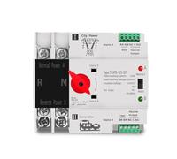 Single Phase Din Rail ATS Dual Power Automatic Transfer Electrical Selector Switches 2P Power Transfer Switch(63A)