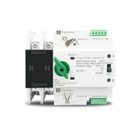 Single Phase Din Rail ATS Dual Power Automatic Transfer Selector Switches 2P Power Transfer Switch(63A)