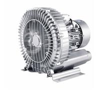 Single Phase High-Pressure Regenerative Blower, Vortex Ring Air Pump for Blowing Suction, Industrial Vacuum & Pressure Blower 120W 0.16HP