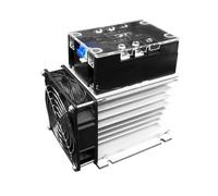 Single-phase Intelligent Motor Soft Starter Soft Start Module Slow Start For Water Pump Motor Module With Fan Radiator 1Pcs(SSR-80WA-R1(3KW))