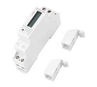 Single Phase Kilowatt Hour Meter DDS5188, Din Rail Mounted Electricity Meter with LCD Display, AC 50Hz/60Hz Energy Monitor for Home and Industrial Use, Compliant with IEC62053
