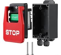 Single Phase Mechanical Safety Power Switch With Safety Stop, 120V/230V, For Table Saws And Wood Cutting Machines