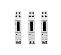 Single-phase Rail Meter LCD Display Electric Energy 220V 5-25A/5-30A/5-32A/5-20A 1Pcs(5-20A)