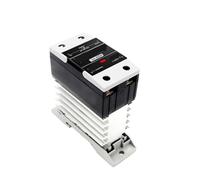 Single Phase Solid State Relay, DC Control AC Din Rail Mount With Heat Sink SSR-10A/25A/40A/60A-120A(AC-AC,60A)