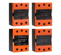 Single Phase Solid State Relay GSR1 10100DA with Flame Retardant Housing and Fast Switching for For industrial Motor Equipment, Supporting 3 32V DC Control and 24 480VAC Output (GSR1-1-25DA)