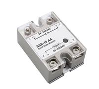 Single Phase Solid State Relay, SSR-10/25/40/50/60/80/100A Solid state relay module 24-380VAC(AA(AC-AC),10PCS SSR-60A)