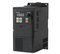 Single Phase to Three Phase VFD 0.75kW 220V Variable for frequency Drive Inverter with AVR Voltage Stabilization for CNC Pumps and Fans