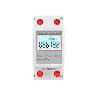 Single Phase Two Wire LCD Digital Display Wattmeter Power Consumption Energy Electric Meter AC 230V 50Hz Din Rail(DDS6619-008)