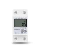 Single Phase Two Wire LCD Digital Display Wattmeter Power Consumption Meter kWh AC 230V 50Hz Din Rail(Without Backlight)