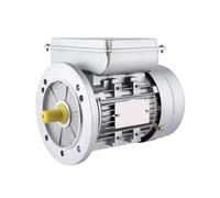 Single Phase Vertical Motor, B5 Flange Mount 14mm Shaft 0.25-0.55KW 1400/2800RPM 220V 2P/4P Aluminum Asynchronous Motor(YL7114 0.25KW 14 axis 1400rpm)