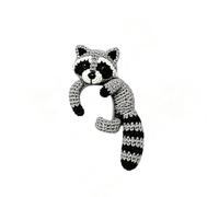 Single Piece Crocheted Animal Ear Clip, Playful Yarn Cuff Accessory with Secure Fit, Daily Wear Accent, Outfit Detail Animal Ear Cuff Crochet Clip Earring Yarn Accessory Playful Outfit Accent Soft Fit