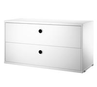 Single piece drawer unit W 78 cm String Furniture - 7350038270672
