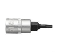 Single Piece For Torx Bit Socket 1/4 Inch Hex Shank Chrome Vanadium Steel Star Bits T8 T40 for Repair and Maintenance Work ()
