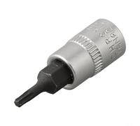 Single Piece For Torx Bit Socket 1/4 Inch Hex Shank Chrome Vanadium Steel Star Bits T8 T40 for Repair and Maintenance Work (T8)
