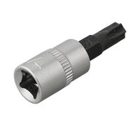 Single Piece For Torx Bit Socket 1/4 Inch Hex Shank Chrome Vanadium Steel Star Bits T8 T40 for Repair and Maintenance Work ()