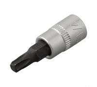 Single Piece For Torx Bit Socket 1/4 Inch Hex Shank Chrome Vanadium Steel Star Bits T8 T40 for Repair and Maintenance Work (T27)
