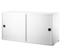Single Piece Wardrobe Unit with Sliding Doors String Furniture - 7350038270399