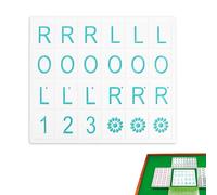 Single Player Mahjong Game | The Chip Game | Portable Practice Board for Mahjong Lovers | For Birthday, Family, Home, Home Entertainment, Travel, Pool, Princ