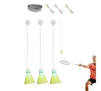 Single Playing Badminton Shuttlecocks | Study Badminton Trainer | Portable Badminton Single Training Devic-e | -study Rebound Tool Training Shuttlecock