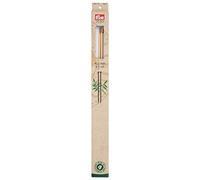 Prym Single-Pointed Knitting Pins Bamboo 33 cm 4.00 mm, Natural, One Size