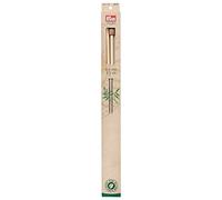 Prym Single-Pointed Knitting Pins Bamboo 33 cm 6.50 mm, Natural, One Size