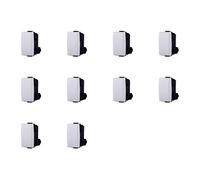 Single Pole Switch 1P 16A Compatible with Bticino Matix 1 Module White