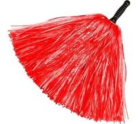 Single Pom Pom with Handle Cheerleader Fancy Dress Accessory