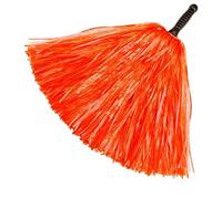 Single Pom Pom with Handle Cheerleader Fancy Dress Accessory