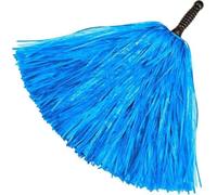 Single Pom Pom with Handle Cheerleader Fancy Dress Accessory