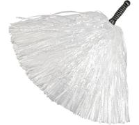 Single Pom Pom with Handle Cheerleader Fancy Dress Accessory