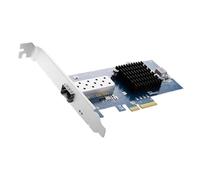 Single Port PCIe 4X Networking Card 10G Ethernet Adapters With SFPs Interfaces For Fast Speed Data Transfer And Servers Applications Sfps+ Fiber Optics PCIe Networking Card