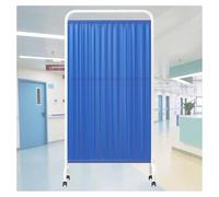 Single Privacy Partition,Standing Door Partition with Casters,6ft Tall Beauty Salon Screens,Room Divider for Hospital Hall Office(Color 6,2-panel)