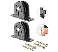 Single Pulley Block, Heavy Duty Silent Lifting Pullys, Wall/Ceiling Mount Pulleys, Fixed Mute Bearing Pulley Loading 300KG Home Gym Accessories for Lifting Weights (2)