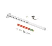 Single Push Bar Panic Bolt for Escape Doors, Steel Emergency Exit Equipment with 3 Keys, Panic Push to Release, Fire Door Opening Device, Applicable Door Width 70-120cm/27.56-47.24in