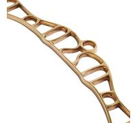 Single Rack End for Thatch&Stone Pulley Ceiling Clothes Airer (Brass, 4 Lath)