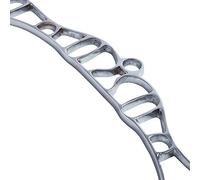 Single Rack End for Thatch&Stone Pulley Ceiling Clothes Airer (Chrome, 4 Lath)